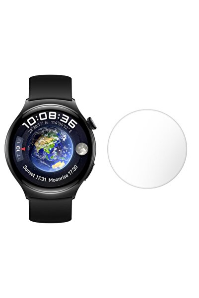 SILKASE Σετ 3 Φιλμ Σιλικόνης Πλήρους Κάλυψης Οθόνης για Huawei Watch 4 (46mm ...