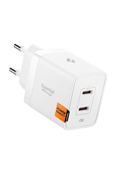 Spigen Απαραίτητος φορτιστής τοίχου EE472EU, 47W, Λευκός