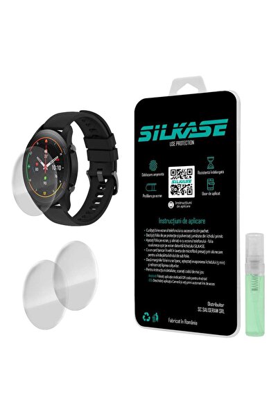 SILKASE Σετ 3 Φιλμ Σιλικόνης Πλήρους Κάλυψης για Xiaomi Mi Watch (53mm), Lucios