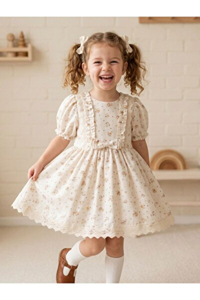 Cherrys Bebek Παραμυθένιο λουλουδάτο φόρεμα για κορίτσια