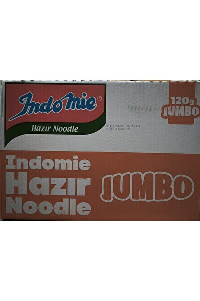 İndomie Indomio Jumbo 120gr Karma 40'lı Koli 20xTavuk 20xKöri