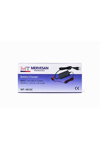 Mervesan MT-4012C 12V 2A Akü Şarj Cihazı