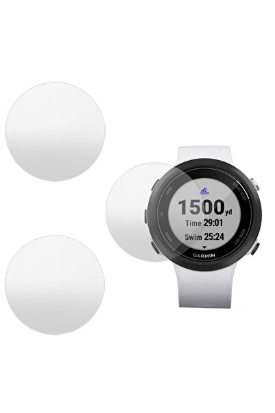 SILKASE Σετ 3 Φιλμ Σιλικόνης Πλήρους Κάλυψης Οθόνης για Garmin Swim 2 (42mm),...