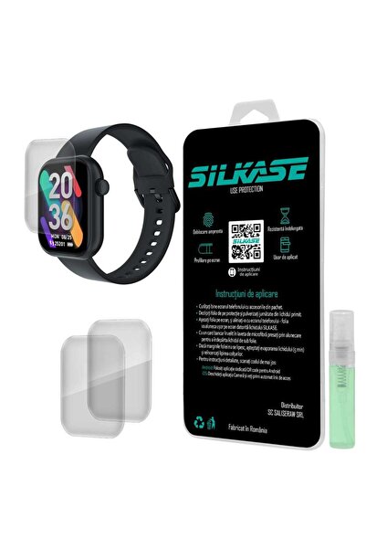 SILKASE Σετ 3 Ολόσωμων Μεμβρανών Σιλικόνης για Cubot C5 (43mm), Γυαλιστερές
