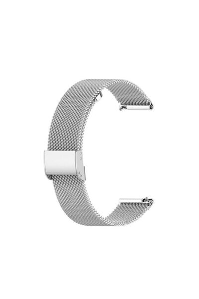 SILKASE Curea Μιλανέζικο Μεταλλικό Smartwatch (20mm), Ασημί