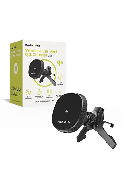 Mobile Origin Incarcator auto wireless pentru ventilatie CA15 cu tehnologie Qi2
