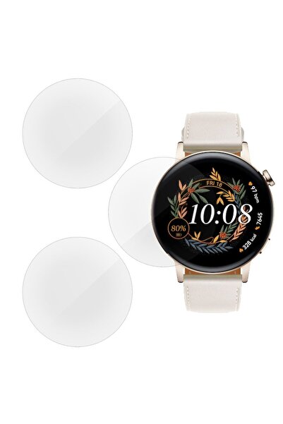 SILKASE Σετ 3 θυρίδων σιλικόνης για Huawei Watch GT 3 (42mm - 1.32 ίντσες), Γ...