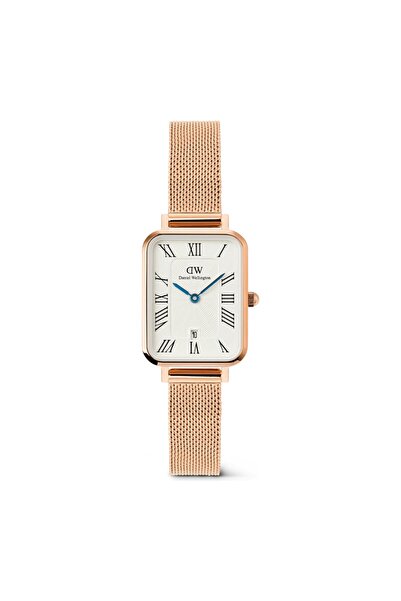 Daniel Wellington Quadro 20x26 Roman Numerals Date Melrose White RG