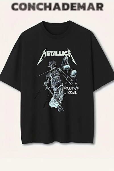 Vordevia Μέταλλικα με τύπωμα Πρέμιουμ oversized Βαμβάκι lu T-shirt