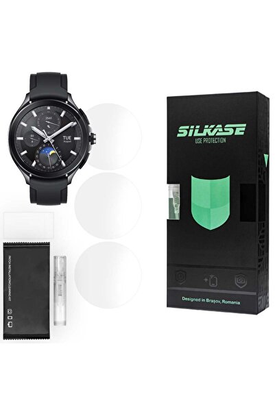 SILKASE Σετ 3 Φιλμ Σιλικόνης Πλήρους Κάλυψης Οθόνης για Xiaomi Watch 2 Pro (4...