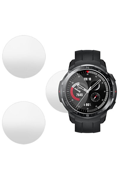 SILKASE Σετ 3 Φιλμ Σιλικόνης Πλήρους Κάλυψης για Honor Watch GS Pro (48mm), Ματ