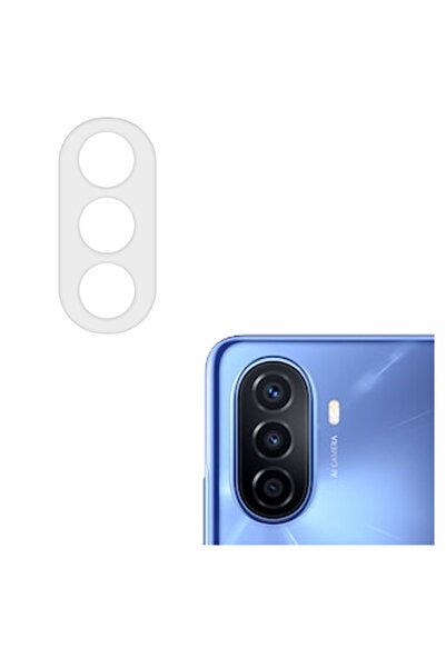 SILKASE Σετ 3 φύλλων προστασίας κάμερας για Huawei Nova Y70, σιλικόνης