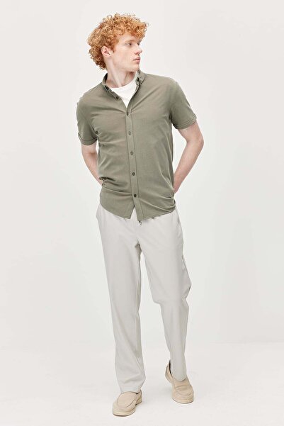 PAULMARK Ανδρικό παντελόνι με ελαστική μέση και Με δέσιμο Παντελόνι jogger τσ...