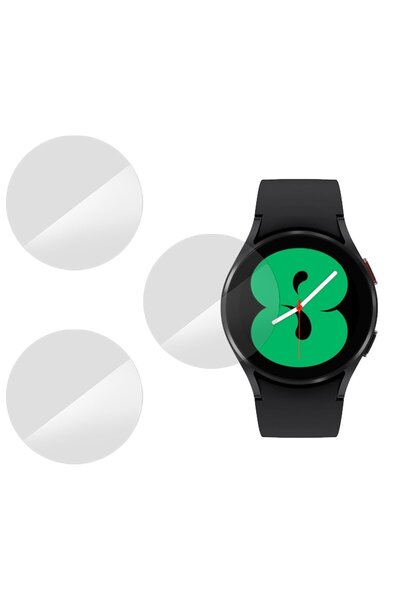 SILKASE Σετ 3 Φιλμ Σιλικόνης Πλήρους Κάλυψης Οθόνης για Samsung Galaxy Watch4...