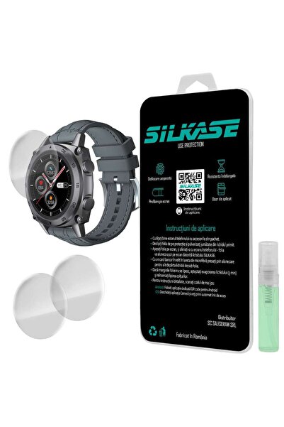 SILKASE Σετ 3 Φιλμ Σιλικόνης Πλήρους Κάλυψης Οθόνης για Cubot C3 (46mm), Lucios