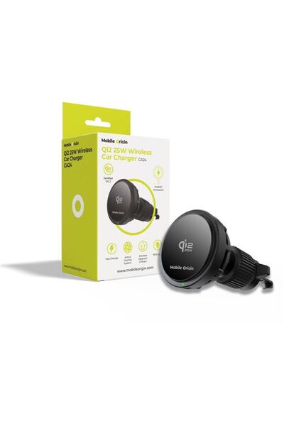 Mobile Origin Qi2 CA24 Ασύρματος Φορτιστής Αυτοκινήτου, 25W, Συμβατός με MagSafe
