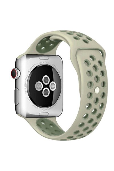 SILKASE Αθλητικό λουράκι από υγρή σιλικόνη για Apple Watch 42/41/40/38mm (Σει...