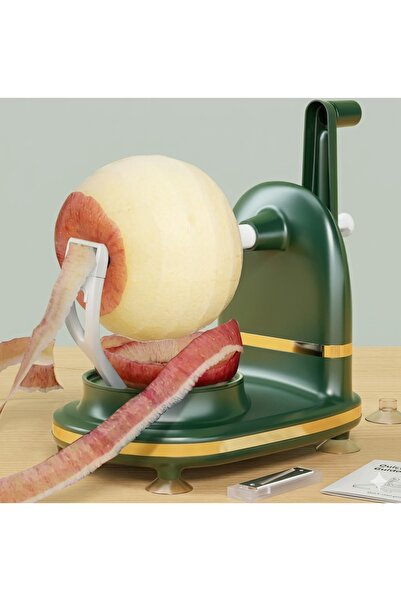 Generic مقشرة التفاح 🍎 🔪   أداة متعددة الوظائف للتقشير والتجويف والتقطيع ال...