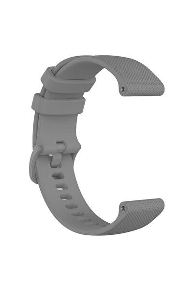 SILKASE Λουράκι Smartwatch Elite από Υγρή Σιλικόνη (20mm), Γκρι