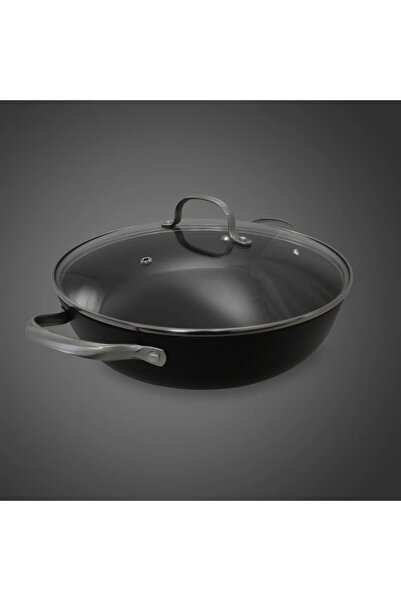 FOXMAG24 Σχάρα χυτοσιδηρού τύπου κηρήθρας 30 εκ. με γυάλινο καπάκι, χωρητικότ...