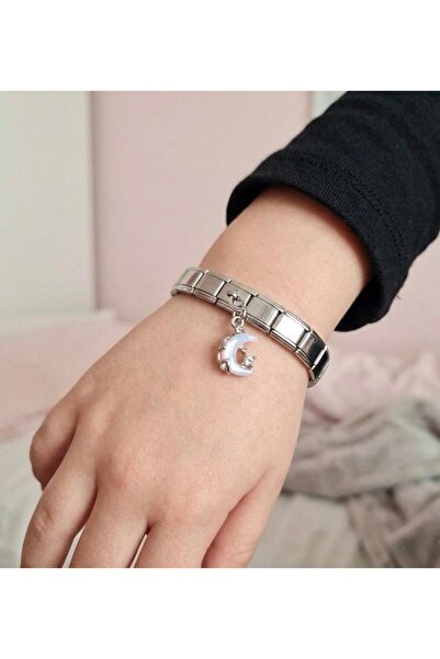 bijoux uniques kız çocuğu figürlü italyan çelik bileklik