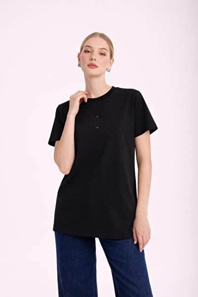 Missemramiss 5360 Mssm Κεντημένο Μπλουζάκι