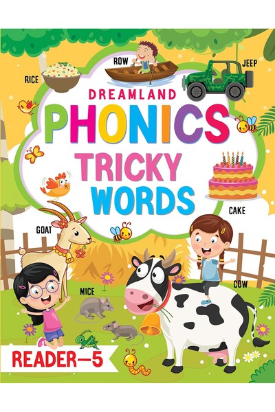 dreamland قارئ الصوتيات - المستوى 5 (الكلمات الصعبة) للأعمار من 8 سنوات فما فوق