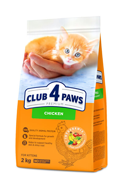 Club4Paws Hrana uscata Club 4 Paws pentru pisoi - cu pui, 2kg