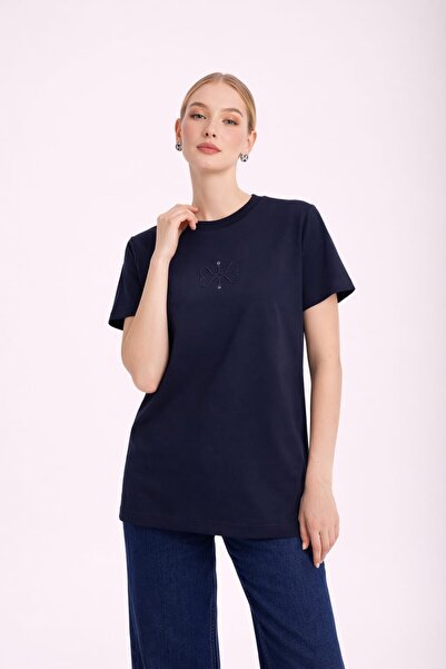 Missemramiss 5360 Mssm Κεντημένο Μπλουζάκι