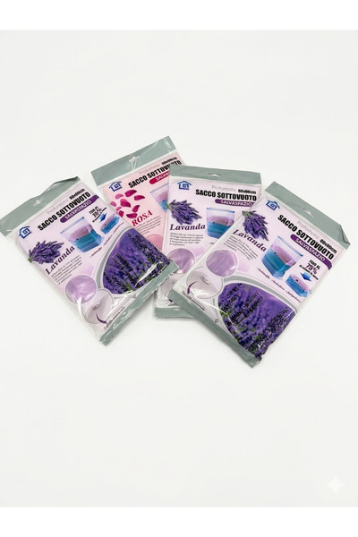 JML ΣΕΤ 4 σακούλες για αποθήκευση ρούχων ή υφασμάτων 60x80εκ., με άρωμα λεβάντας