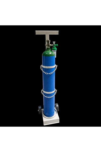 DYG Oksijen Tüpü Taşıma Arabası - Tüp Arabası - 5 Ve 10 Litre Taşıma Kapasite...