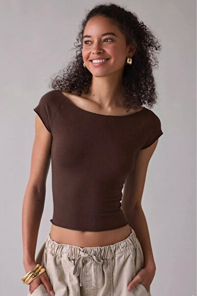 World Fashion Trends ΝΕΑ ΣΕΖΟΝ ΦΥΣΙΚΗ ΒΙΣΚΟΝΗ ΕΛΑΣΤΙΚΟ ΜΠΛΟΥΖΑΚΙ CROP