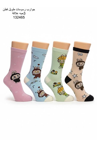 LOLLY STORE Graphic Socks Long Cotton