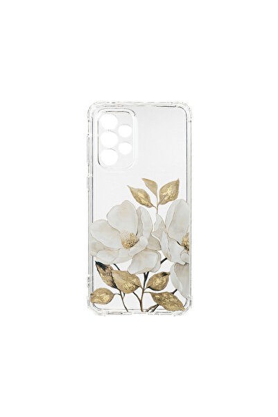 bestcase Αντικραδασμική Θήκη για Samsung Galaxy A53, Φλοράλ - Χρυσή Καμέλια, ...