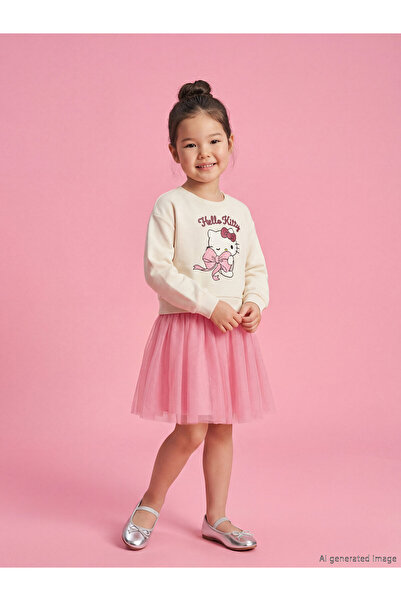 LC Waikiki Rochie tutu cu imprimeu Hello Kitty pentru fete