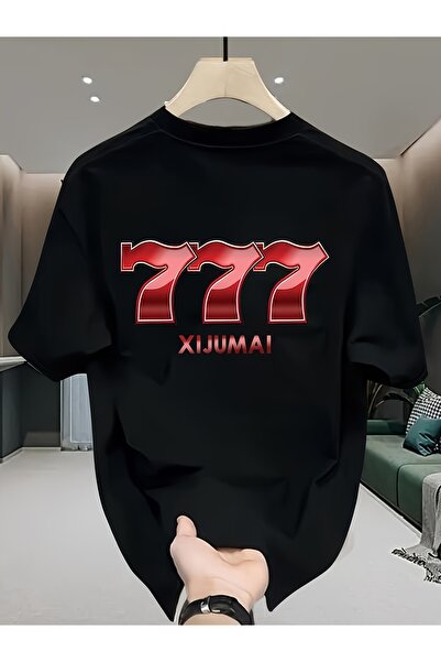 yiou trendy clothing تي شيرت رجالي فضفاض بأكمام قصيرة، مصنوع من قماش قطني سمي...