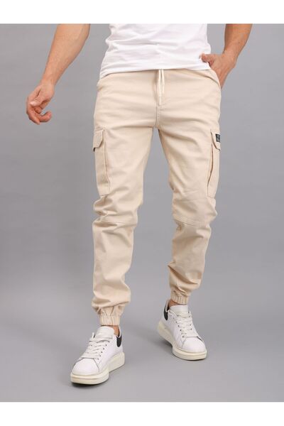YXC Trend Maker Ανδρικό παντελόνι Jogger Ποιότητας Cotton Lycra Cargo με ελασ...