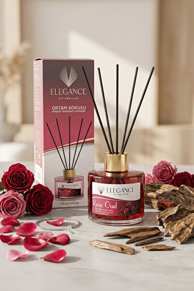 silver elegance vip perfume Rose Oud Bambu Çubuklu Oda Kokusu 130 ml - Gül & ...