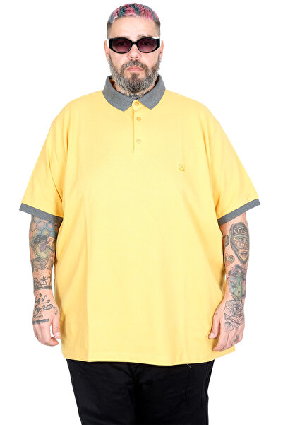 ModeXL Μπλουζάκι Πόλο Κλασικό Μεγάλου Μεγέθους Mode XL 26553 ΜΟΥΣΤΑΡΔΑ