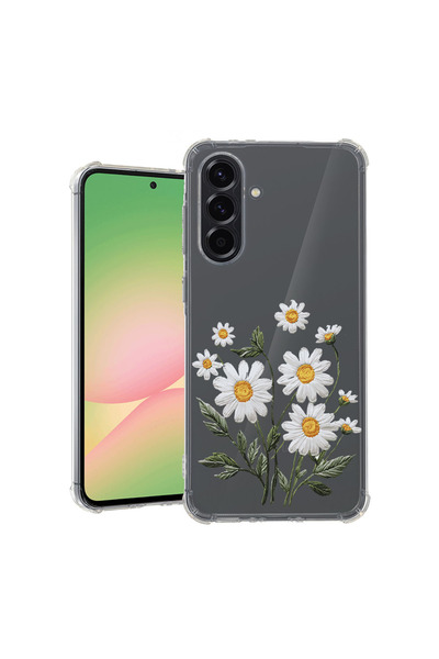 bestcase Αντικραδασμική Θήκη για Samsung Galaxy A55, Φλοράλ - Μινιμαλιστική Μ...