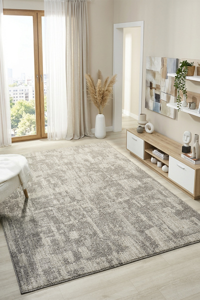 Mariesse Home Wool Serisi Bukleli yumuşak dokulu iskandinav dokuma halı