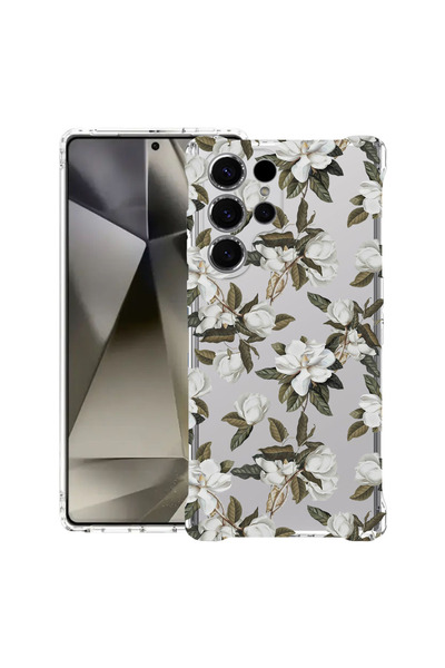 bestcase Αντικραδασμική Θήκη για Samsung Galaxy S23 Ultra, Φλοράλ - Παστέλ Άν...