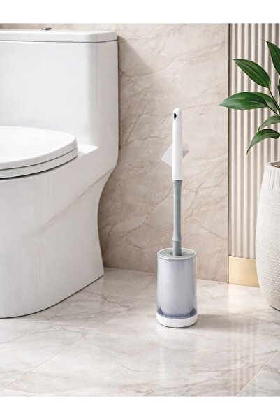 Vichy Σύγχρονη Διαφανής Βούρτσα Τουαλέτας με Λεπτομέρειες και Βάση – Υγιεινή,...