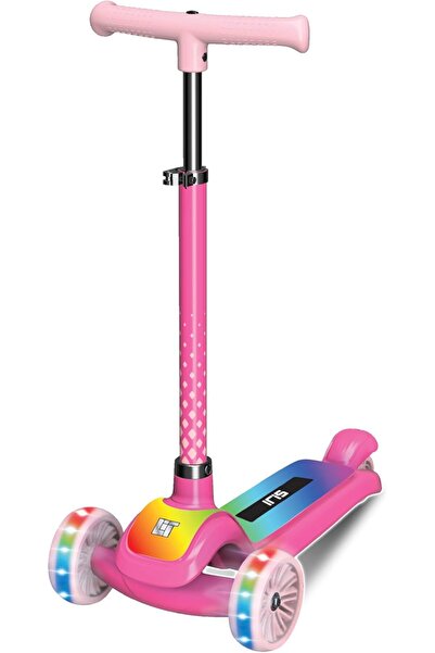 Lit Iris Blue 3-Wheel Scooter Pink