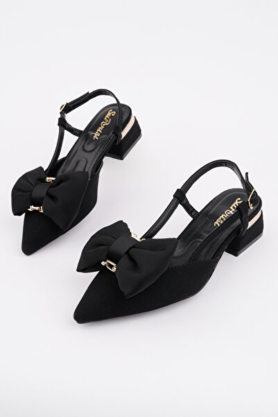 Madam Tarz SPR-3648 Παπούτσια με ίσιο τακούνι και φιόγκο