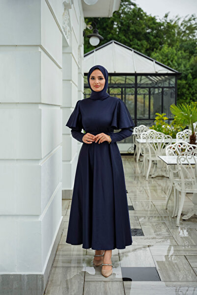 MOOLİSA Λιτό βραδινό φόρεμα - Ναυτικό μπλε - Maxi