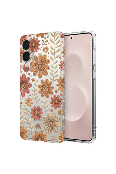 bestcase Αντικραδασμική Θήκη για Samsung Galaxy S25 Edge, Φλοράλ Αισθητικό Φθ...