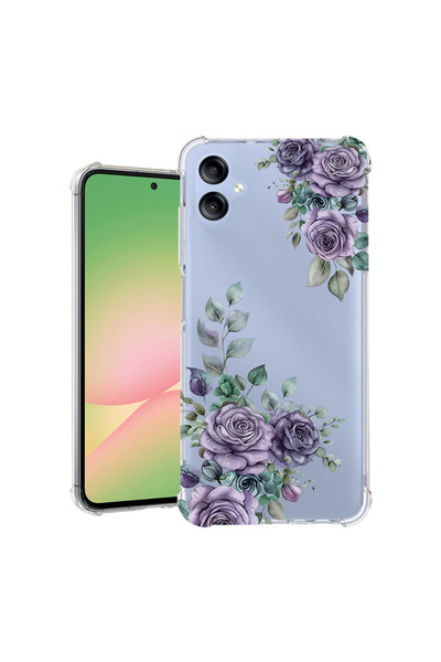 bestcase Husă antișoc pentru Samsung Galaxy A07, Floral - Roz Pastel, 2052053...