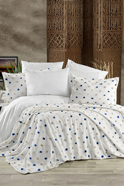 EvienHome Σετ Βαμβακερό Κάλυμμα Κρεβατιού Διπλό Πολυτελές Σετ Πικέ 6 Τεμαχίων...