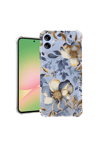 bestcase Husă antișoc pentru Samsung Galaxy A06 4G, Floral - Husă cu flori de...